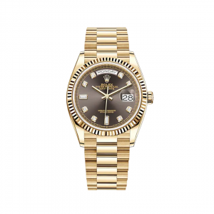 ĐỒNG HỒ ROLEX DAY DATE 36MM 128238 VÀNG VÀNG MẶT SỐ MÀU GHI