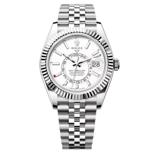 Đồng Hồ Rolex Sky-Dweller 42mm 336934-0004 Mặt Số Màu Trắng Dây Đeo Jubilee