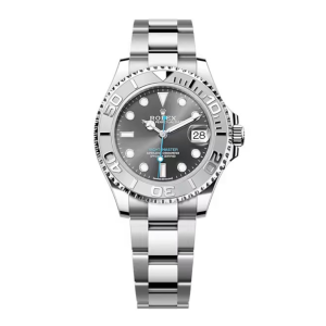 Đồng Hồ Rolex Yacht Master 37mm 268622-0004 Mặt Số Xám Rhodium Dây Đeo Oyster Bạch Kim