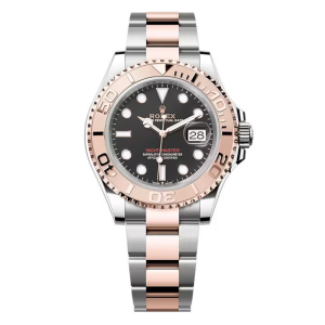 Đồng Hồ Rolex Yacht Master 40mm 126621-0002 Mặt Số Màu Đen Dây Đeo Oyster Vàng Hồng