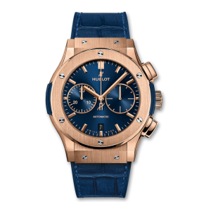 Đồng Hồ Hublot Classic Fusion Blue Chronograph King Gold 45mm - 521.OX.7180.LR