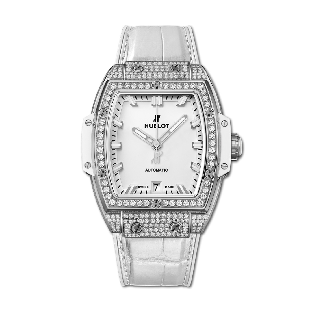 Đồng Hồ Hublot-Spirit Of Big Bang Titanium White Pave 39mm - 665.NE.2010.LR.1604