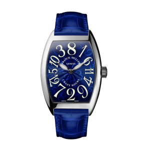 Đồng Hồ Franck Muller Crazy Hours White Dial with Black Numbers 8880 CH Blue