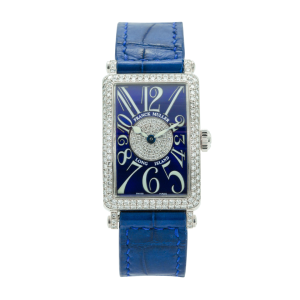 Đồng Hồ Franck Muller Long Island 902 White Gold Bezel Diamonds 902 QZ D 1P