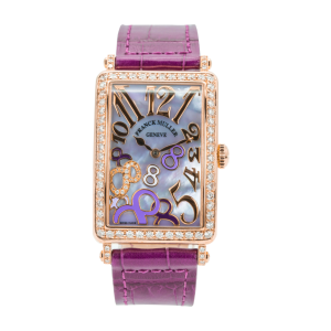 Đồng Hồ Franck Muller Long Island Rose Gold Bezel Diamonds-1 952 QZ REL 8CD MOP VL D 1R