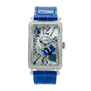 Đồng Hồ Franck Muller Long Island Steel Bezel Diamonds 26mm - 952 QZ REL BU MOP D 1R