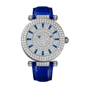 Đồng Hô Franck Muller Round Classic Double Mystery Elegance 42mm - 42 DM D 2R CD Blue