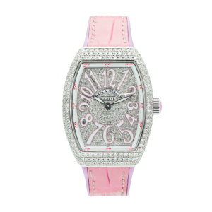 Đồng Hồ Franck Muller V32 Steel Full Diamonds V32 QZ