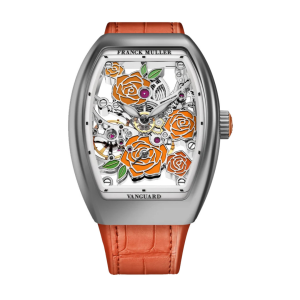 Đồng Hồ Franck Muller Vanguard Rose Skeleton V 32 S6 SQT ROSE (OR) OG