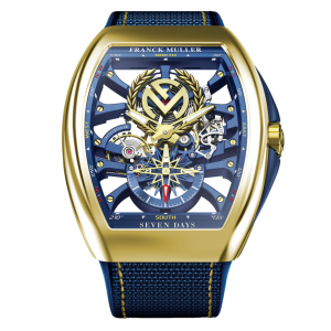 Đồng Hồ Franck Muller Vanguard Yachting Anchor™ Skeleton Emblem Yellow Gold V 45 S6 SQT ANCRE FM YACHT (BL)