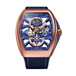 Đồng Hồ Franck Muller Vanguard Yachting V45 Anchor Skeleton Reserve 172 Hours V45 S6 SQT ANCRE YACHT D (BL)