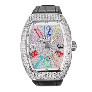 Đồng Hồ Franck Muller V32 Black Dial Color Full Diamond