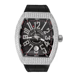 Đồng Hồ Franck Muller Vanguard V41 Black Pave Diamond