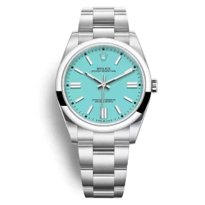 Đồng Hồ Rolex Oyster Perpetual 41mm 124300-0006 Mặt Số Màu Xanh Ngọc Dây Đeo Oyster