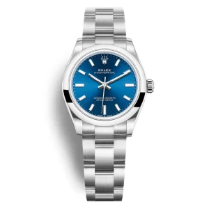 Đồng Hồ Rolex Oyster Perpetual 31mm 277200-0003 Mặt Số Màu Xanh Sáng Dây Đeo Oyster
