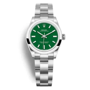 Đồng Hồ Rolex Oyster Perpetual 31mm 277200-0006 Mặt Số Màu Xanh Lá Dây Đeo Oyster