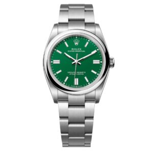 Đồng Hồ Rolex Oyster Perpetual 36mm 126000-0005 Mặt Số Xanh Lá Dây Đeo Oyster