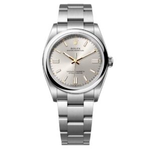 Đồng Hồ Rolex Oyster Perpetual 36mm M126000-0001 Mặt Số Màu Bạc Dây Đeo Oyster