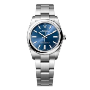 Đồng hồ Rolex Oyster Perpetual 34mm M124200-0003 Mặt Số Xanh Sáng Dây Đeo Oyster