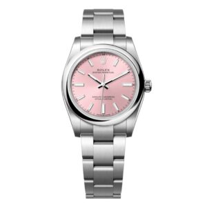Đồng hồ Rolex Oyster Perpetual 34mm M124200-0004 Mặt Số Màu Hồng Dây Đeo Oyster
