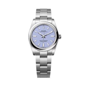 Đồng hồ Rolex Oyster Perpetual 34mm M124200-0008 Mặt Số Màu Tím Hoa Oải Hương Dây Đeo Oyster