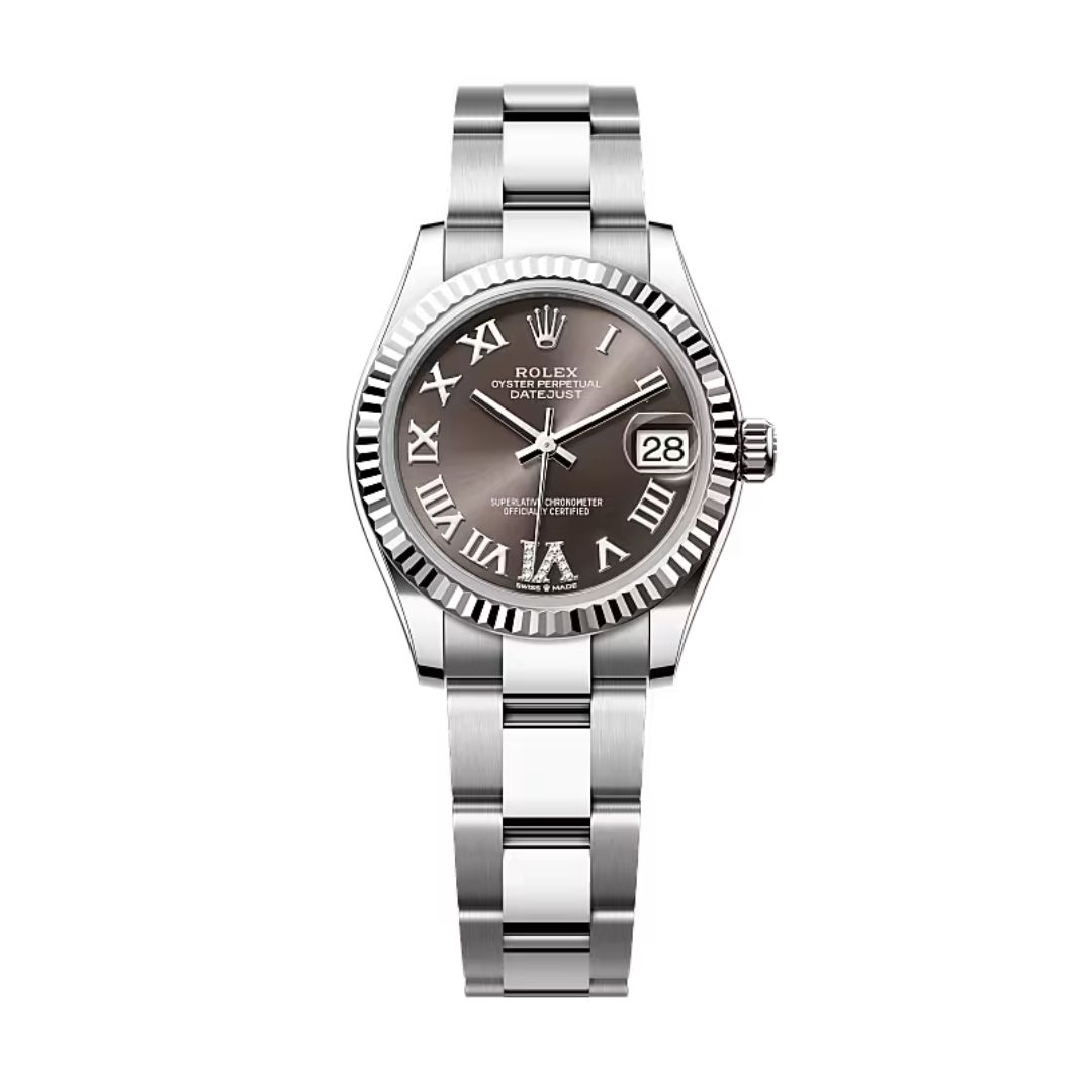 Đồng Hồ Rolex Datejust 31mm 278274-0027 Mặt Số Xám Đậm Cọc La Mã Dây Đeo Oyster