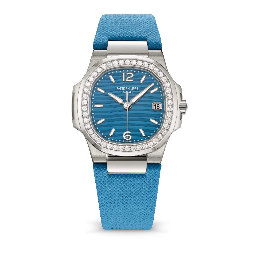 Đồng hồ Patek Philippe Nautilus Date Central Seconds Azure Blue 32mm 7010G-013