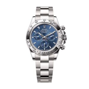 Đồng Hồ Rolex Cosmograph Daytona 40mm 126509-0005 Mặt Số Xanh Sáng Dây Đeo Oyster Vàng Trắng