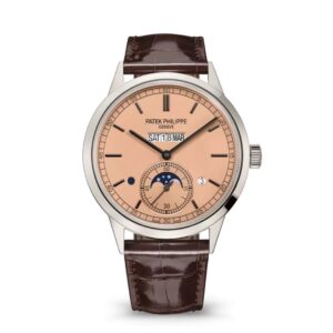 Đồng Hồ Patek Philippe Grand Complications 41.3mm In-Line Perpetual Calendar Mặt Số Cá Hồi Platinum - 5236P-010
