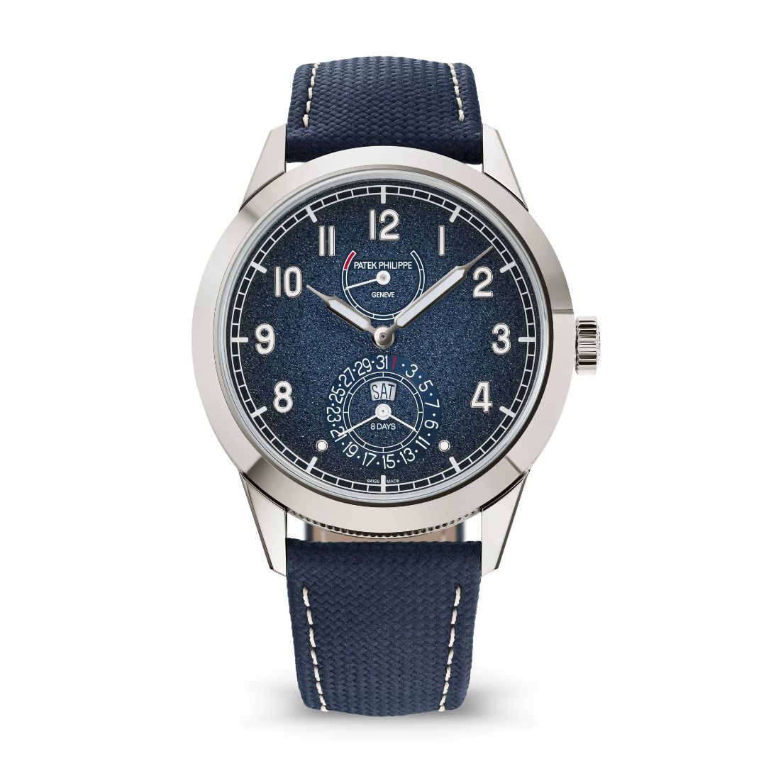 Đồng Hồ Patek Philippe Complications 41mm 8-Day Power Reserve Instantaneous Day & Date White Gold - 5328G-001