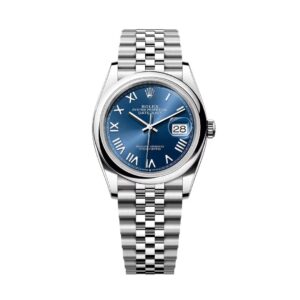 Đồng Hồ Rolex Datejust 36mm M126200-0029 Mặt Số Xanh Sáng Cọc Số La Mã Dây Đeo Jubilee