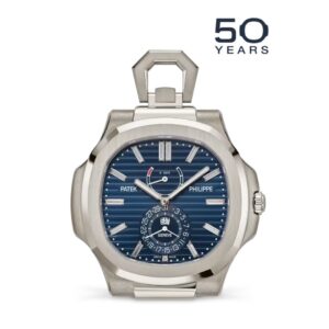 Đồng Hồ Patek Philippe A Nautilus Desk Clock Blue 50.65mm - 958G-001
