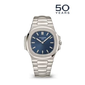 Đồng Hồ Patek Philippe An Anniversary Nautilus In Platinum Blue 38mm - 5610/1P-001