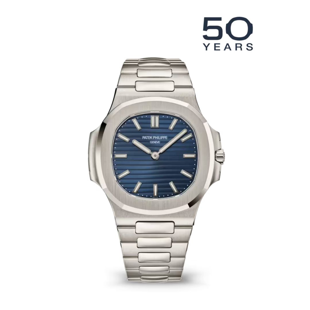 Đồng Hồ Patek Philippe An Anniversary Nautilus In Platinum Blue 38mm - 5610/1P-001