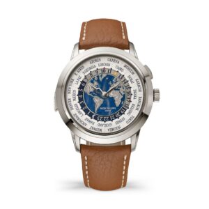 Đồng Hồ Patek Philippe Calatrava Minute Repeater And World Time Wristwatch With Dial In Champlevé Enamel And Hand-Engraving 40.2mm - 5531G-010 Planisphere