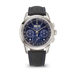 Đồng Hồ Patek Philippe Grand Complications 41mm Chronograph Perpetual Calendar Blue And Black - 5270P-016