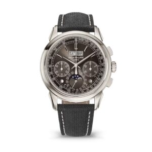 Đồng Hồ Patek Philippe Grand Complications 41mm Chronograph Perpetual Calendar Grey And Black - 5270P-015