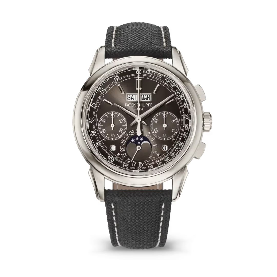 Đồng Hồ Patek Philippe Grand Complications 41mm Chronograph Perpetual Calendar Grey And Black - 5270P-015