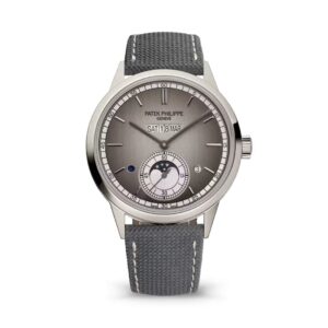 Đồng Hồ Patek Philippe Grand Complications 41mm In-Line Perpetual Calendar Silvery And Black-Gradient Rim - 5236P-011